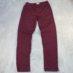 Pact Roll Up Woven Twill Pants Men's sz Medium Raisin Organic Cotton 32" Inseam